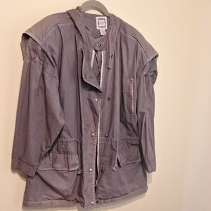 Purple Hooded Jacket